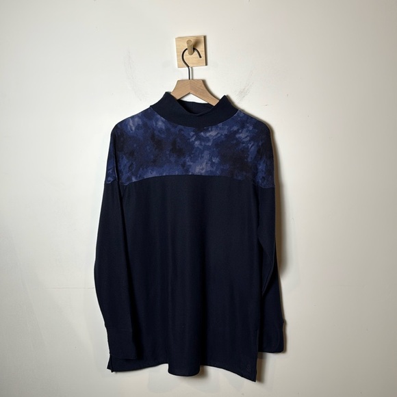 Cuddl Duds Women’s Cozy Jersey Fleece Mock Neck Printed Set size M - Picture 1 of 8